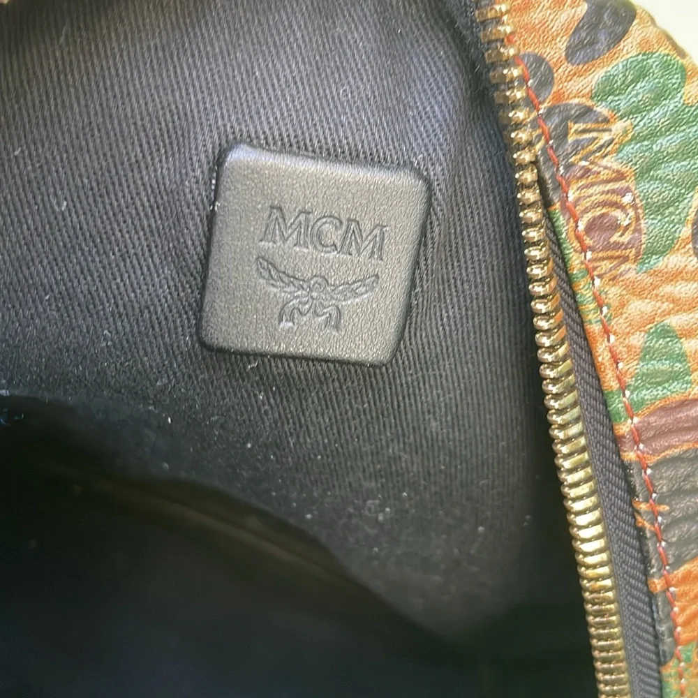 MCM leather backpack